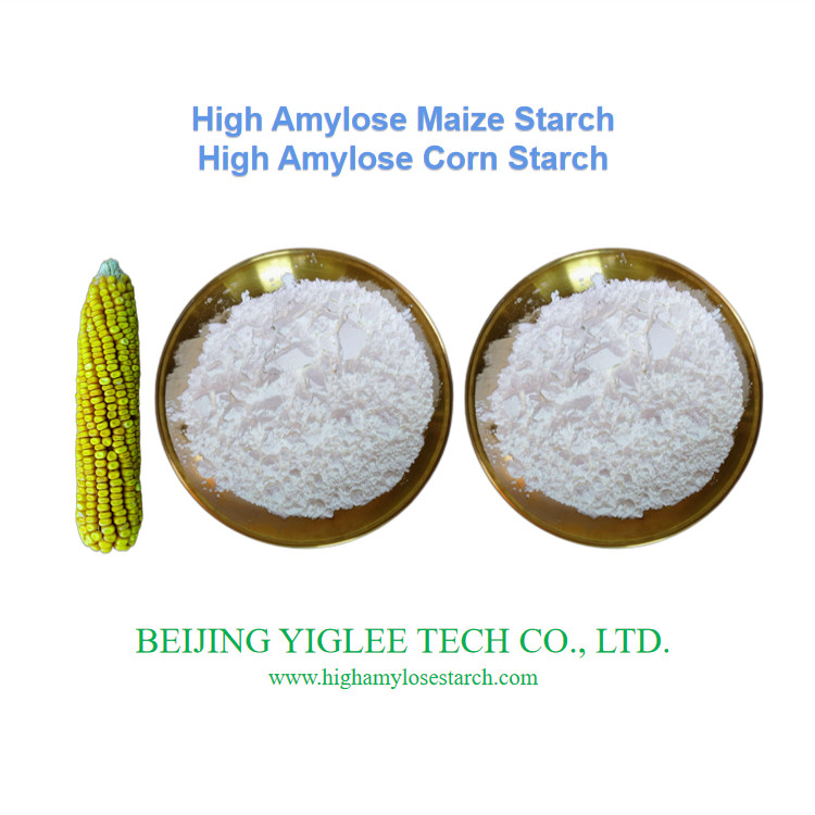 बीजिंग YIGLEE TECH उच्च अमाइलोज मक्का स्टार्च गैर-जीएमओ धीमे पचने योग्य स्टार्च HAMS RS2 प्रीबायोटिक्स प्रतिरोधी स्टार्च