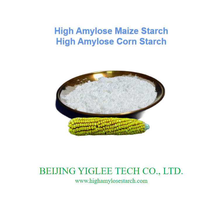 बीजिंग YIGLEE TECH उच्च अमाइलोज मक्का स्टार्च उच्च अमाइलोज प्रतिरोधी कम ग्लाइसेमिक स्टार्च RS2 गैर जीएमओ